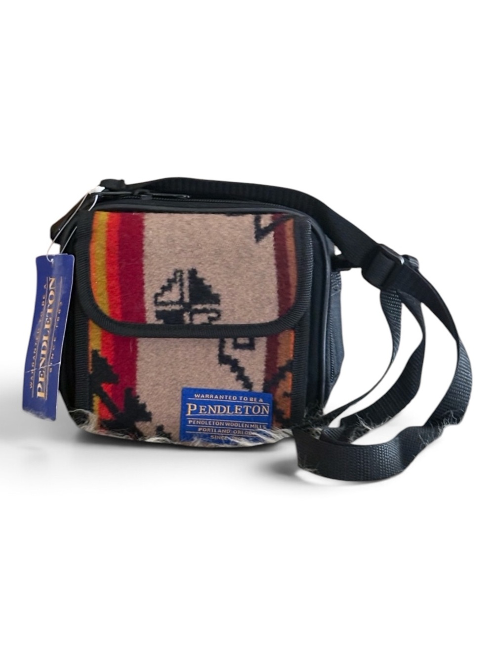 NWT Pendleton Wool CD/DVD Belt Bag with Crossbody Strap
